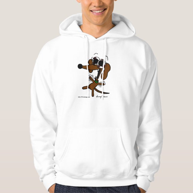 Midge Freakin' Out Adult Hooded Sweatshirt (Front)