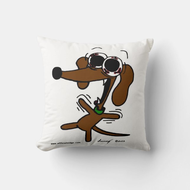 Midge Freakin' Out Pillow - Mini Midge (Front)