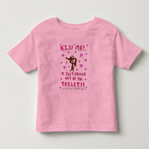 Midge "KISS ME" Toddlers Ringer T-Shirt