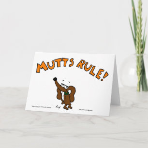 Midge MUTTS RULE Greeting Card