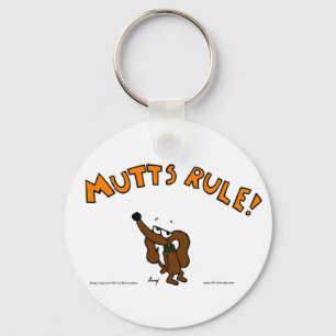 Midge MUTTS RULE Keychain