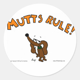 Midge MUTTS RULE Stickers - Set of 20