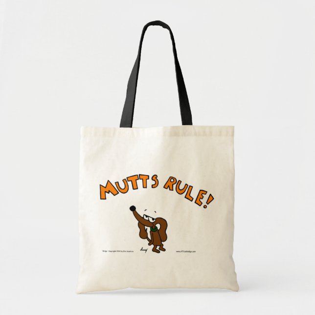 Midge MUTTS RULE Tote Bag (Front)