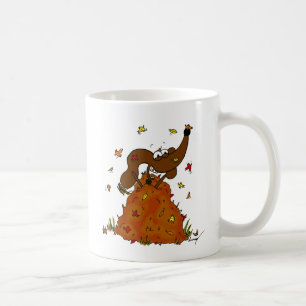 Midge Pile of Leaves Mug