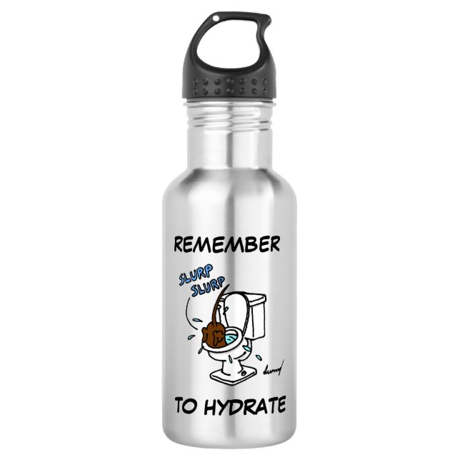 Midge "Remember to Hydrate" Water Bottle (Front)
