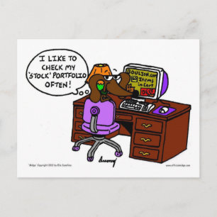 Midge Stock Portfolio Postcard