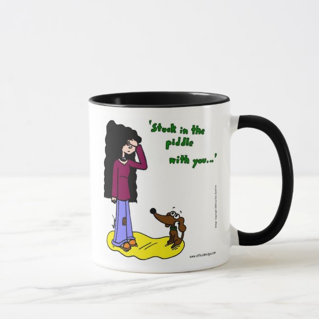 Midge "Stuck In The Piddle With You" Mug (Right)