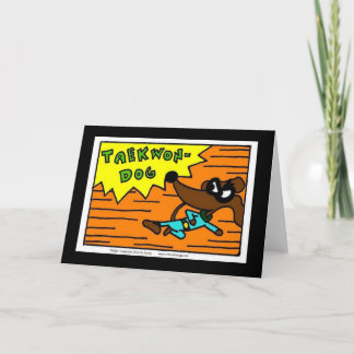 Midge TAEKWON-DOG Greeting Card