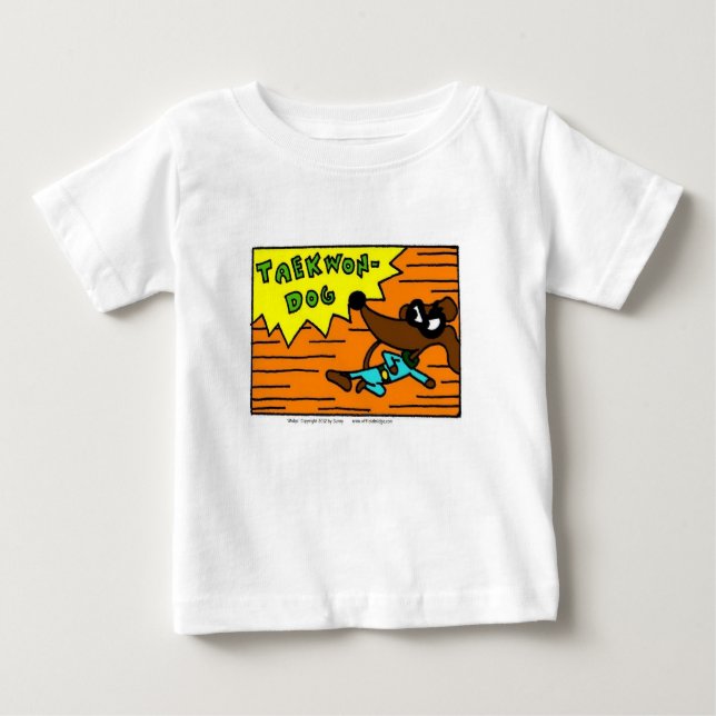 Midge "TAEKWON-DOG" Infant T-Shirt (Front)