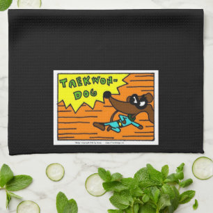 Midge TAEKWON-DOG Kitchen Towel