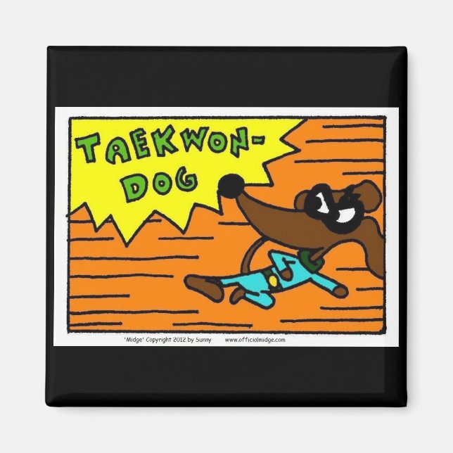 Midge TAEKWON-DOG Magnet (Front)