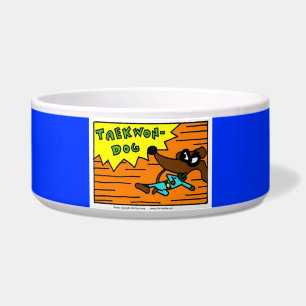 Midge TAEKWON-DOG Pet Bowl - Blue
