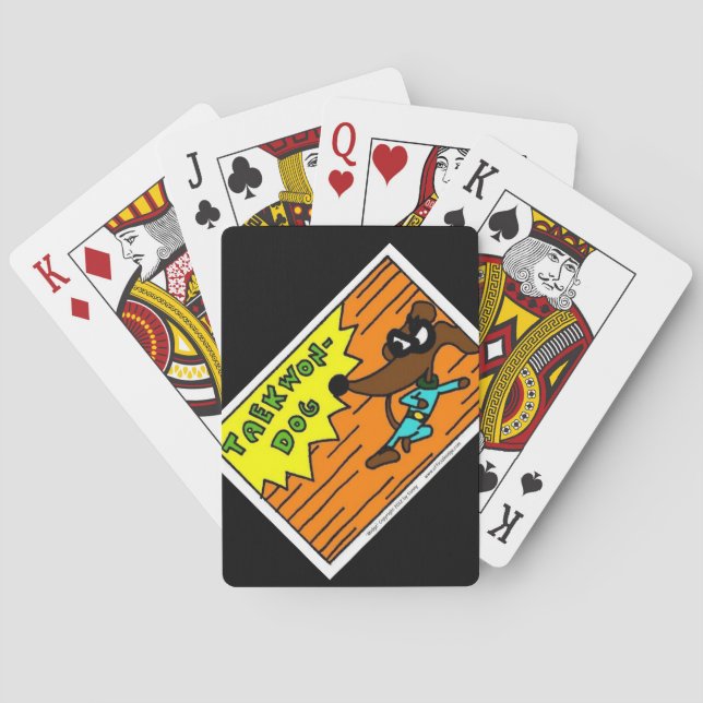 Midge TAEKWON-DOG Playing Cards (Back)