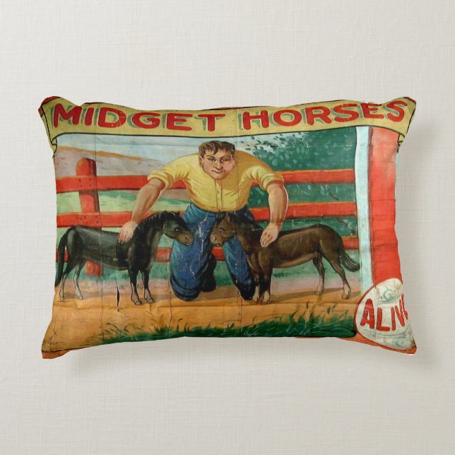 Midget Horses Decorative Cushion (Front)