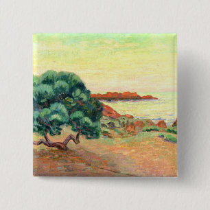 Midi Landscape, 1898 (oil on canvas) 15 Cm Square Badge
