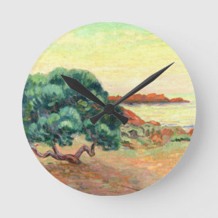 Midi Landscape, 1898 (oil on canvas) Round Clock