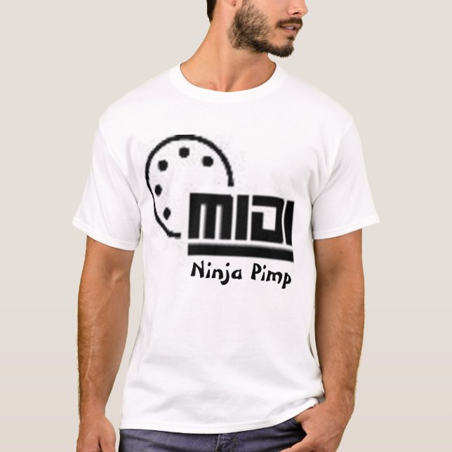Midi Ninja Pimp T-Shirt (Front)