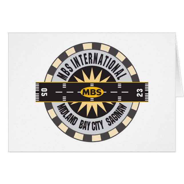 Midland Bay City Saginaw, MI MBS Airport (Front Horizontal)