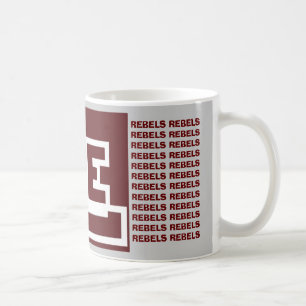 Midland Lee Rebel Football Coffee Cup