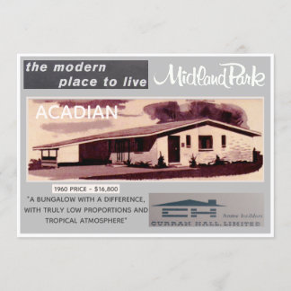 Midland Park House Model Collectable Card