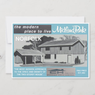 Midland Park House Model Collectable Card