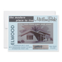 Midland Park House Model Collectable Card