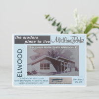 Midland Park House Model Collectable Card