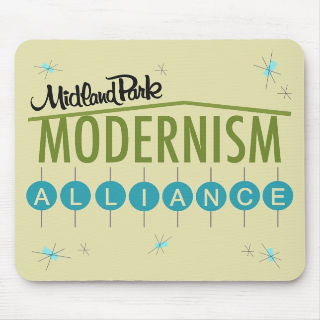 Midland Park Modernism Alliance Toronto Mousepad (Front)