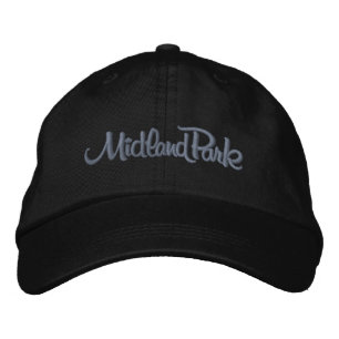 Midland Park Vintage Retro Modern Embroidered Hat