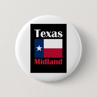 Midland TX 6 Cm Round Badge