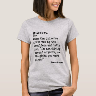Midlife: Basic Light Coloured Crew Neck T-Shirt