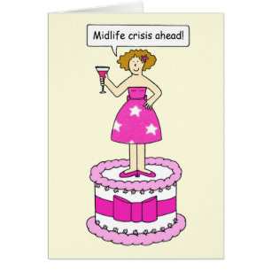 Midlife Crisis Ahead Cartoon Humour