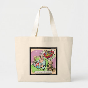 MidLife Crisis Funny Tees Mugs Cards & Gifts Large Tote Bag