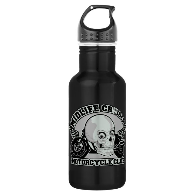 Midlife Cruisers MC custom 532 Ml Water Bottle (Front)