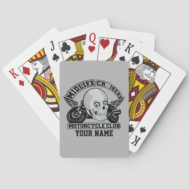 Midlife Cruisers MC custom playing cards (Back)