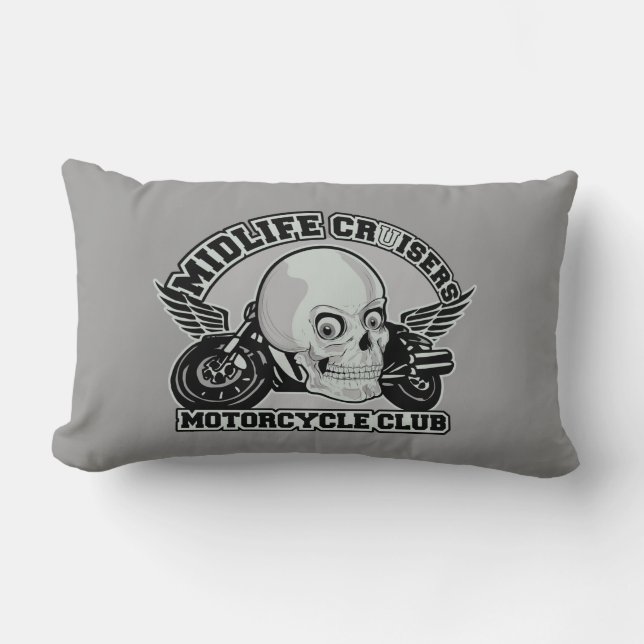Midlife Cruisers MC custom throw pillow (Front)