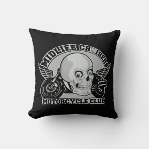 Midlife Cruisers MC custom throw pillow