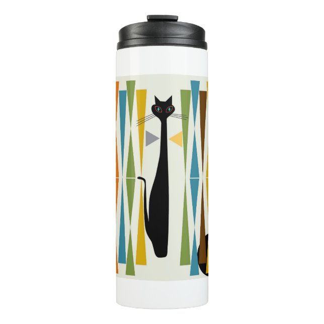 MidMod Art Cat 2 Thermal Tumbler (Front)