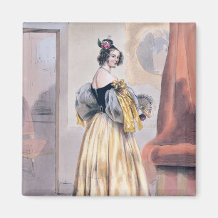 Midnight, 1830-48 magnet
