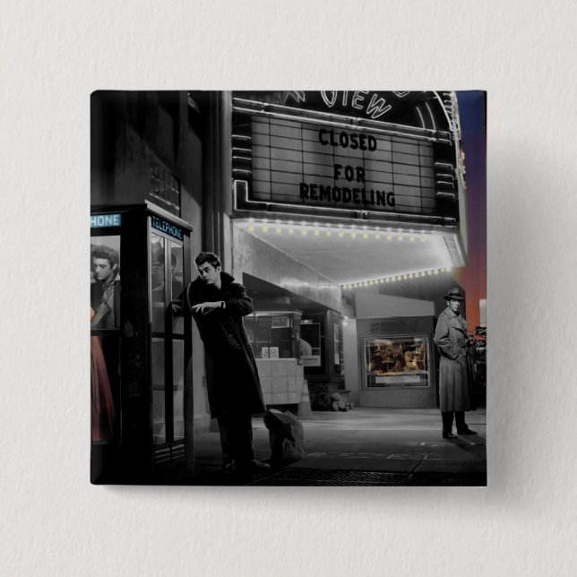 Midnight 2 15 cm square badge (Front)