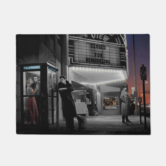 Midnight 2 doormat (Front)