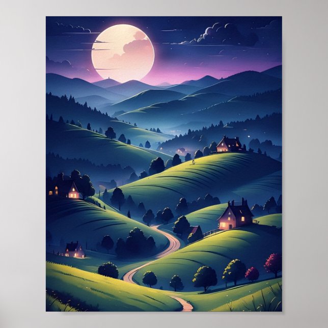 Midnight a beautiful poster (Front)