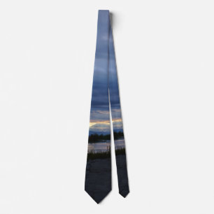 Midnight Alaska Sunset Neck Tie