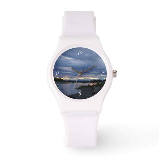 Midnight Alaska Sunset Watch (Front)