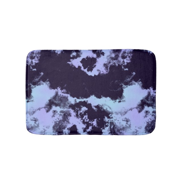 Midnight Angel Blue Bath Mat (Front)