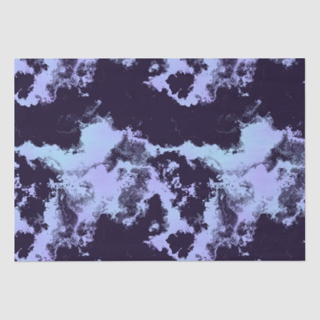 Midnight Angel Blue Tissue Paper (Front)