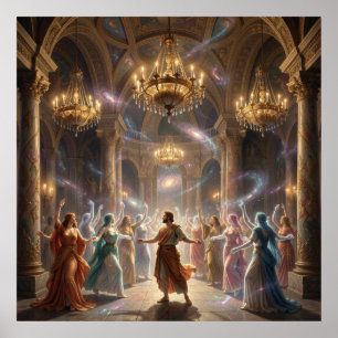 Midnight at the Mystic Palace Poster
