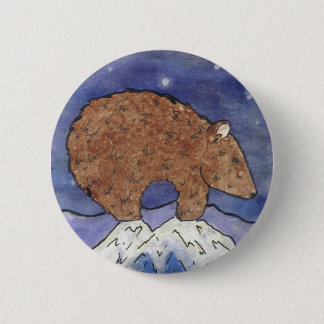 Midnight Bear 6 Cm Round Badge