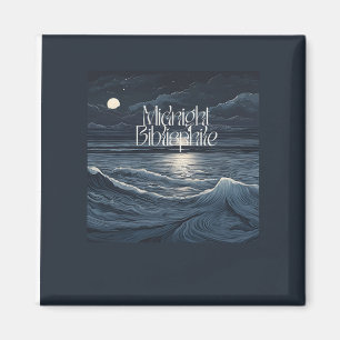 Midnight Bibliophile Logo Magnet