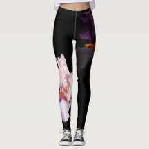 Midnight Bloom Botanical Leggings